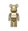 Bearbrick Rinaro Audio Chrome Portable Bluetooth Speaker 400% Gold