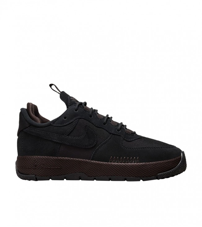 Nike Air Force 1 Wild Low Black Velvet Brown WMNS