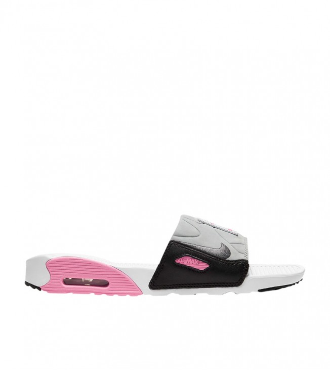 Nike Air Max 90 Slide White Rose Cool Grey WMNS
