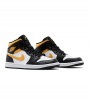 Кроссовки Jordan 1 Mid White Pollen Black