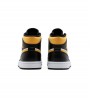 Кроссовки Jordan 1 Mid White Pollen Black