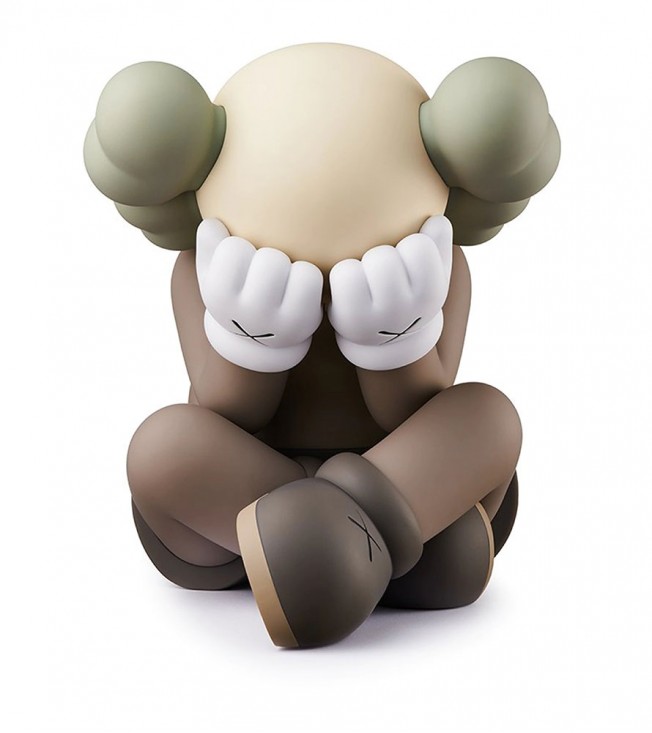 KAWS Separated Vinyl Figure Brown 19,5 см 