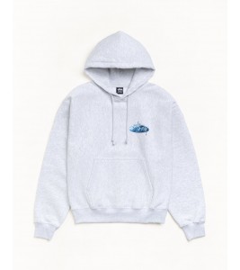 Худи Stussy Wave Oval Hoodie Ash Heather
