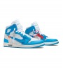 Кроссовки Jordan 1 Retro High Off-White University Blue