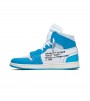 Кроссовки Jordan 1 Retro High Off-White University Blue