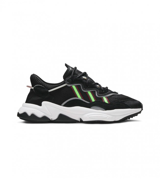 adidas Ozweego Core Black Solar Green