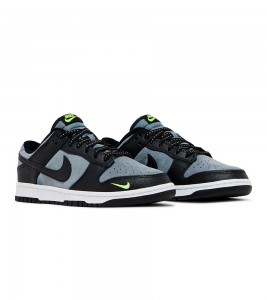 Nike Dunk Low Black Cool Grey Volt Mini Swoosh - ???? ?20