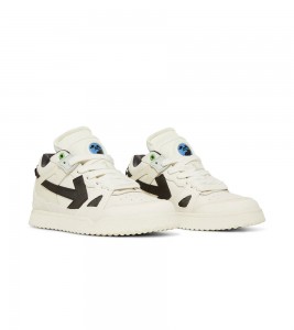 Off-white Sponge Mid Top White Black - Фото №2