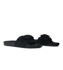 Шлепанцы Pharrell x adidas Boost Slide Black - Фото №2