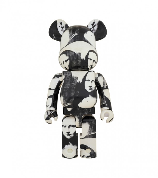 Bearbrick Andy Warhol Double Mona Lisa 1000%
