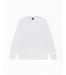 Лонгслив Stussy Basic Stüssy Ls Tee Ash Heather