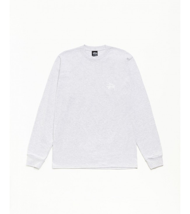 Лонгслив Stussy Basic Stüssy Ls Tee Ash Heather