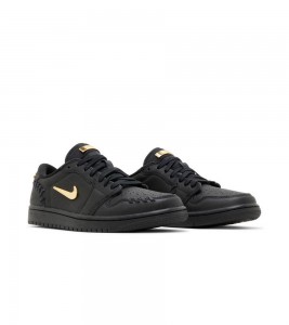 Jordan 1 Low Method of Make Black Metallic Gold WMNS - ???? ?20