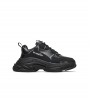 Balenciaga Triple S Allover Logo Black