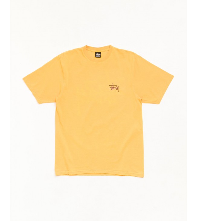 Футболка Stussy Basic Stüssy Tee Pigment Dyed Marigold