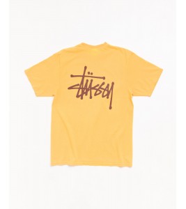 Футболка Stussy Basic Stüssy Tee Pigment Dyed Marigold - ???? ?20