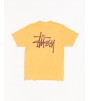 Футболка Stussy Basic Stüssy Tee Pigment Dyed Marigold