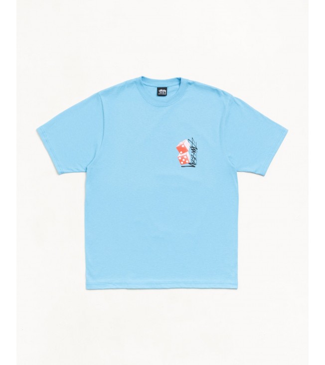 Футболка Stussy Tall Dice Tee Sky Blue