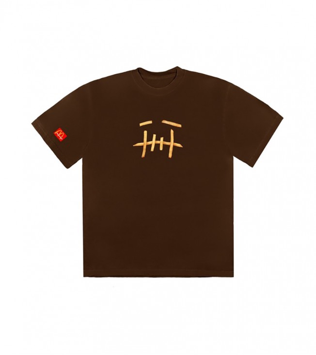 Футболка Travis Scott x McDonald's Fry II Brown