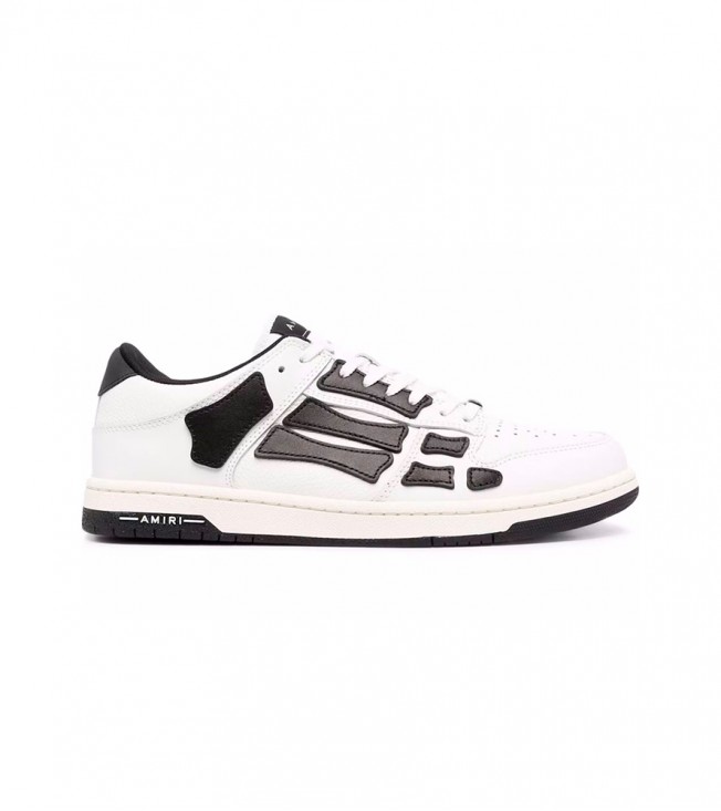 AMIRI Skel Top Low White Black White