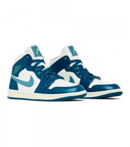 Jordan 1 Mid French Blue WMNS - Фото №2