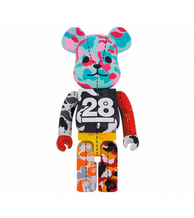Bearbrick x BAPE 28th Anniversary Camo #3 1000%