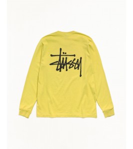 Лонгслив Stussy Basic Stüssy Ls Tee Pigment Dyed Palm - ???? ?20
