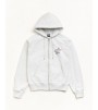 Худи Stussy Dot Surf Puff Print Zip Hoodie Ash Heather