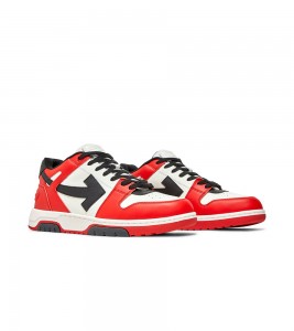 Off-White Out Of Office OOO Low Tops Black White Red - ???? ?20