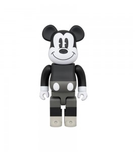 Bearbrick Disney Mickey Mouse 400% Black White