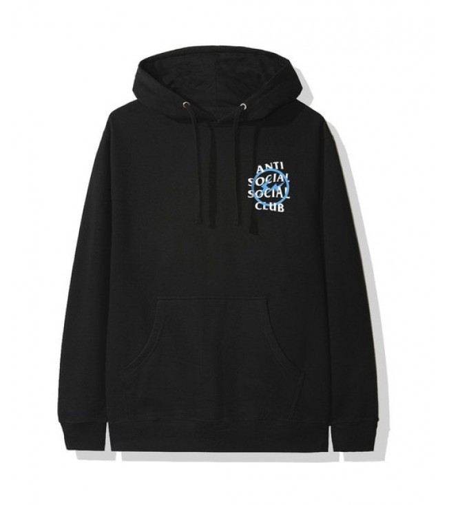 Худи Anti Social Social Club x Fragment Blue Bolt (FW19) Black