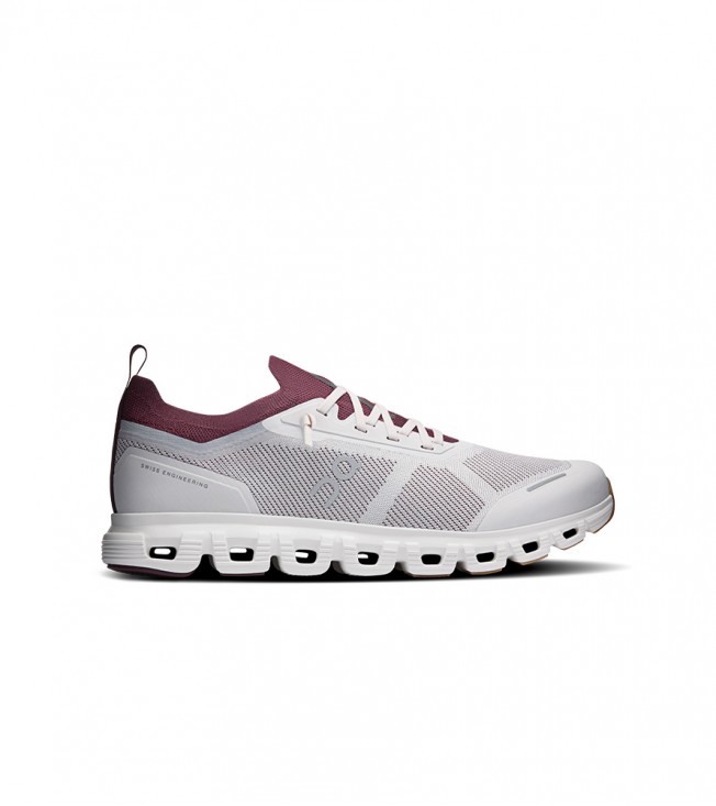 On Running Cloud Silver Maroon