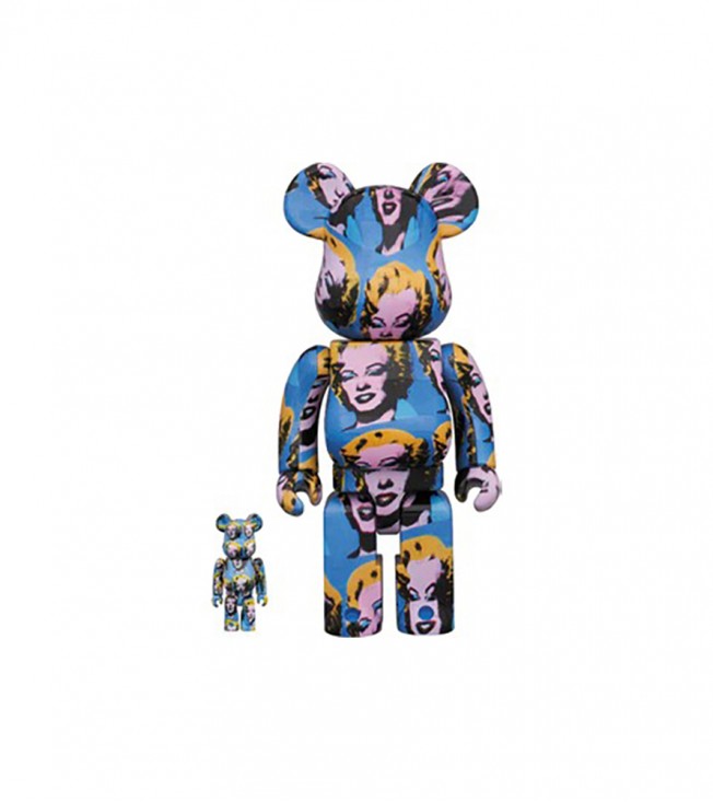 Bearbrick x Andy Warhol x Marily Monroe 100% & 400%