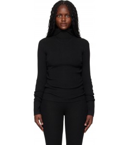 Худи Fear Of God Essentials Black Holiday Rib Long Sleeve Hoodie