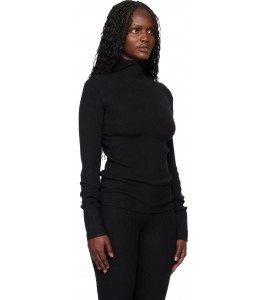 Худи Fear Of God Essentials Black Holiday Rib Long Sleeve Hoodie - Фото №2