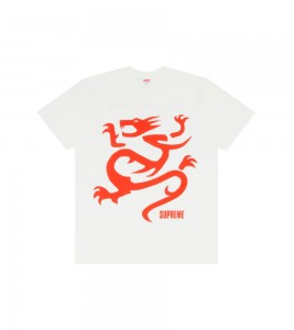 Футболка Supreme Mobb Deep Dragon Tee White