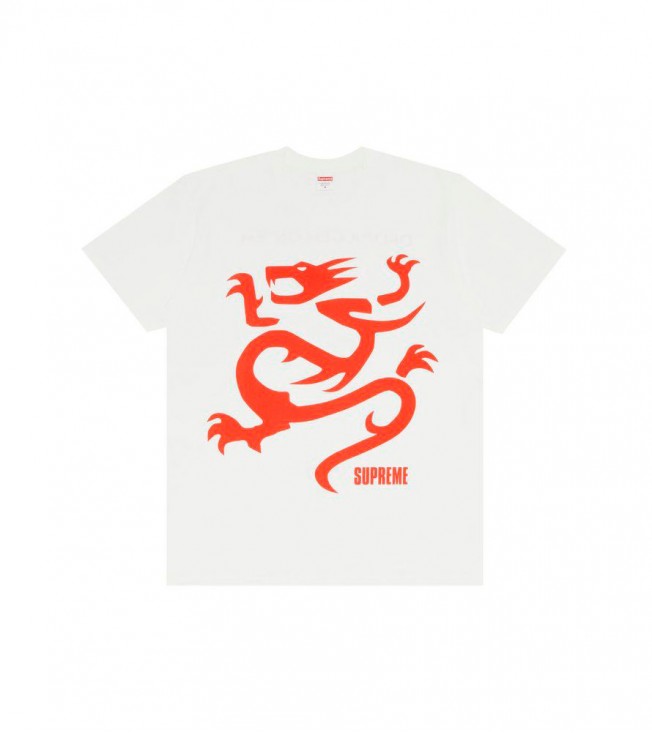 Футболка Supreme Mobb Deep Dragon Tee White