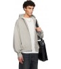 Худи Fear Of God Essentials Gray Holiday Embroidered Classic Full Zip Hoodie