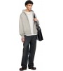 Худи Fear Of God Essentials Gray Holiday Embroidered Classic Full Zip Hoodie