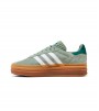 adidas Gazelle Bold Silver Green Gum WMNS