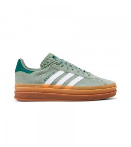 adidas Gazelle Bold Silver Green Gum WMNS