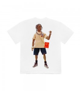 Футболка Travis Scott x McDonald's Action Figure White - Фото №2