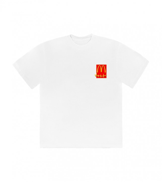 Футболка Travis Scott x McDonald's Action Figure White