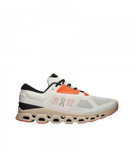 On CloudStratus 3 Undyed White Sand Orange