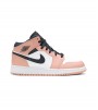 Кроссовки Air Jordan 1 Mid Pink Quartz GS