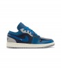 Jordan 1 Low SE Craft Obsidian French Blue Ashen Slate White