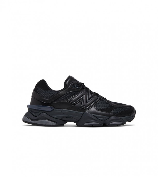 New Balance 9060 Triple Black Leather