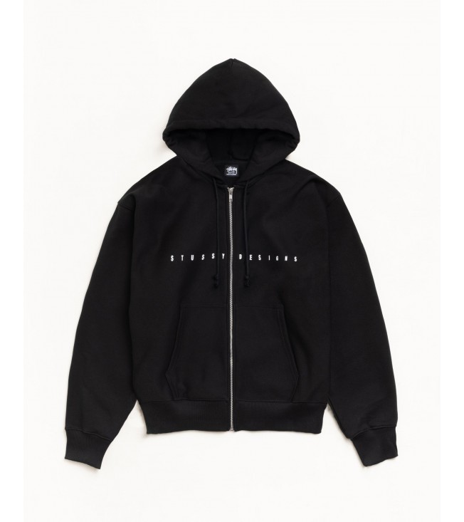 Худи Stussy S Box Zip Hoodie Black