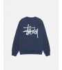 Свитшот Stussy Basic  Crew Navy