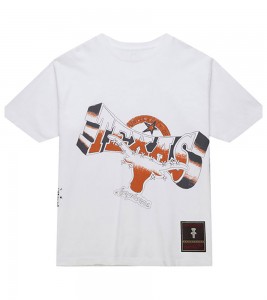 Футболка Travis Scott x Mitchell & Ness Texas Longhorns Hand-Drawn T-Shirt White